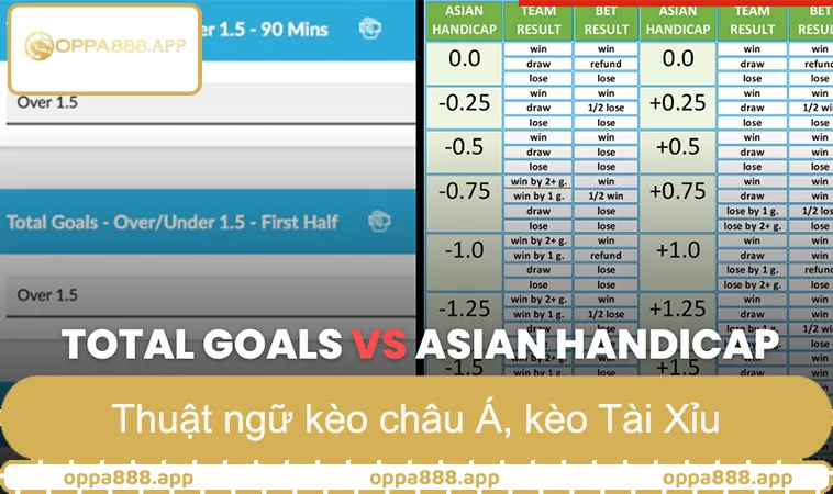 Giải Nghĩa Thuật Ngữ Cá Độ Bóng Đá Cơ Bản Cho Người Bắt Đầu 1 Kèo châu Á kèo Tài Xỉu trong thuật ngữ cá độ bóng đá