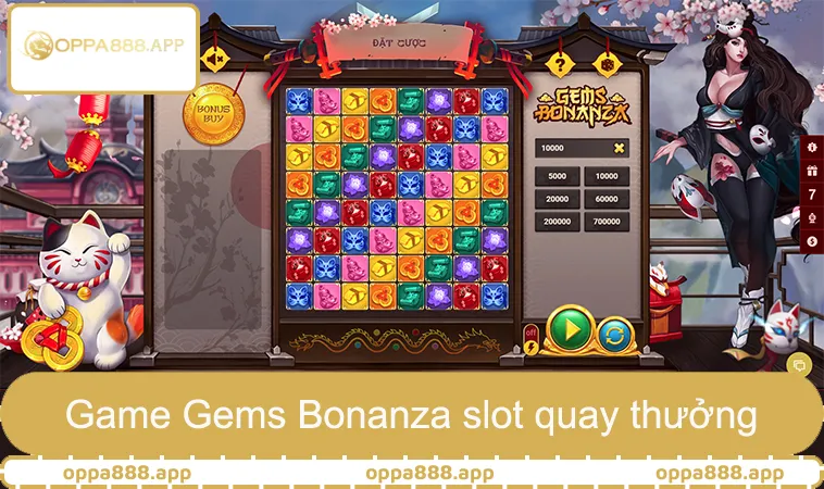 Nổ Hũ OPPA888 3 Nổ hũ OPPA888 game Gems Bonanza slot quay thưởng