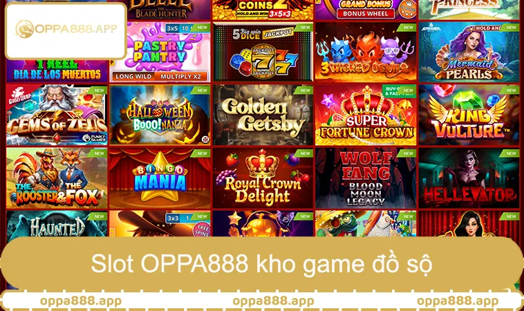 Quay Số OPPA888 2 Slot OPPA888 với Gems of Zeus Mermaid Pearls Wolf Fang